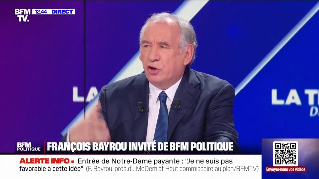 François Bayrou (Modem): Cette question des OQTF est celle de la crédibilité de notre politique