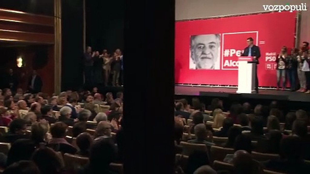 Las imágenes del en el que coincidieron Sánchez y Aldama