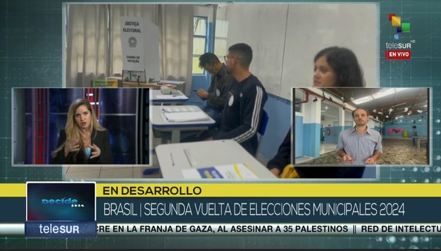Comienza segunda vuelta de los comicios municipales en Brasil