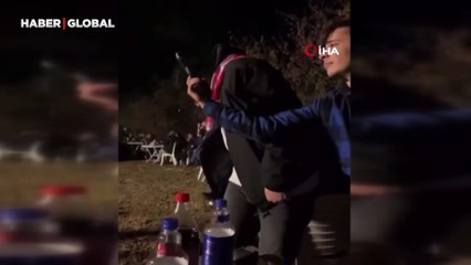 Asker eğlencesi maganda eğlencesine döndü