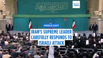 Iran's supreme leader treads carefully in his response to Israel's latest attack