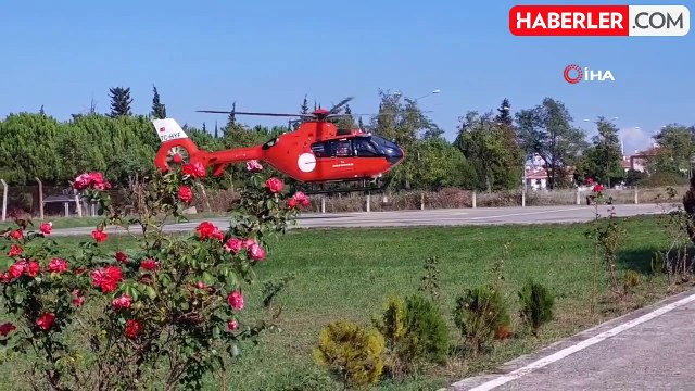 Kalp Krizi Geçiren Yaşlı Adamın Yardımına Ambulans Helikopter Yetişti