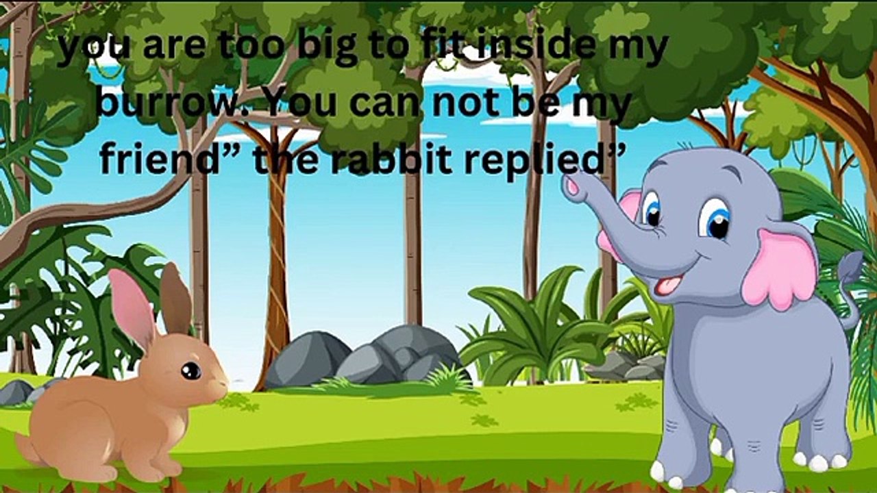 The elephant and his friends story in English __short story for kids__ bedtime story__moral story #minicartoontv12