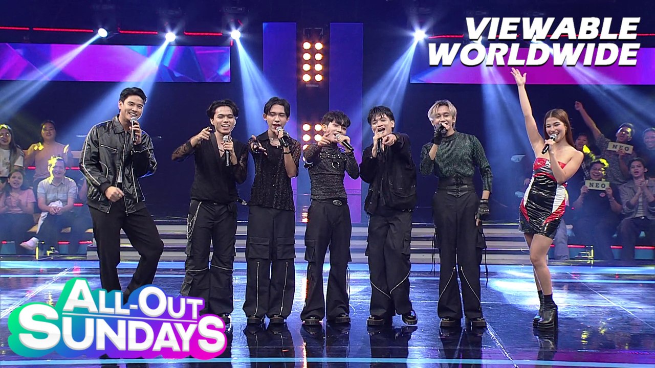 All-Out Sundays: P-Pop group na ‘Neo,’ isa-isang bumati para sa kanilang first visit sa AOS!