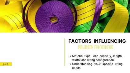 How to choose webbing sling