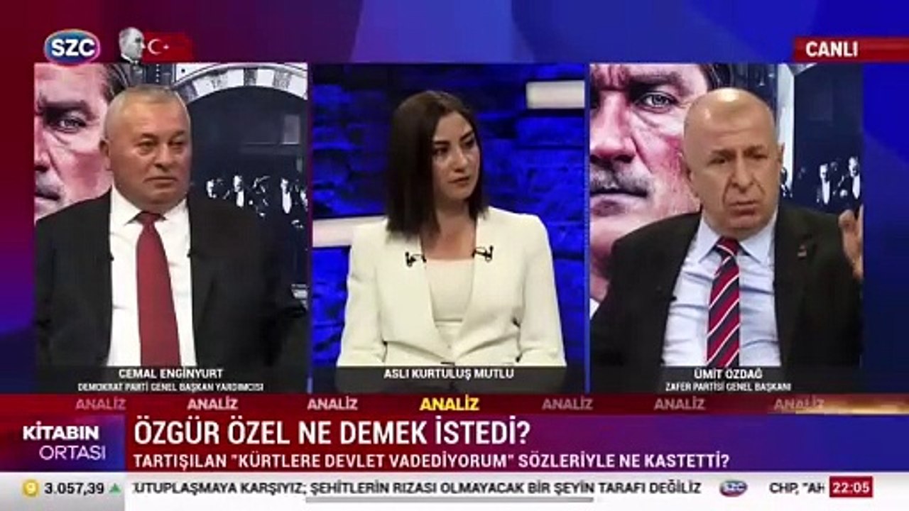 Tek bir günü şov yapmadan geçmiyor! CIA Türkiye Şefi Ümit Özdağ canlı yayını terk etti