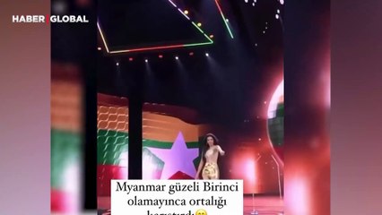 Güzellik kraliçesi seçilmeyince sinir krizi geçirdi