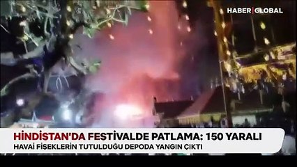 Hindistan’da festival sırasında patlama: 150 yaralı
