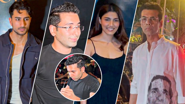 From Star Kids Ibrahim, Alizeh, Orry To Filmmaker Karan Johar Spotted In Bandra, Mumbai