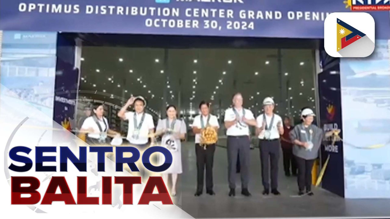 Pagbubukas ng pinakamalaking logistics center sa bansa, pinangunahan ni PBBM;