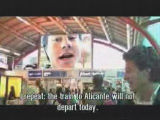 Hacker Ecran Géant gare