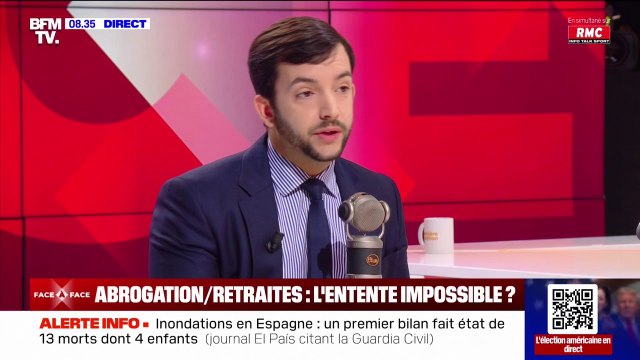 Abrogation de la réforme des retraites: Nous n'avons jamais fait preuve d'hypocrisie , assure Jean-Philippe Tanguy (RN)
