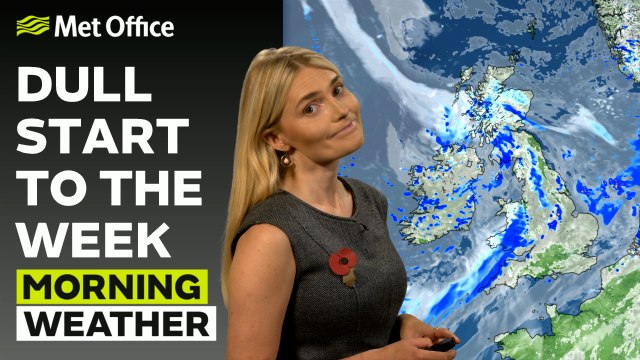 Met Office Morning Weather Forecast 28/10/24 – Cloud and drizzle for many