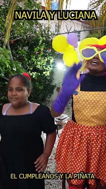 El cumpleaños y la piñata  #humor #navilayluciana #cumpleaños #piñata