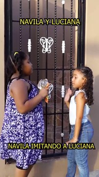 Navila imitando a Luciana #humor #comedia #navila #luciana
