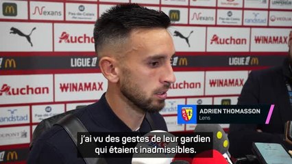 Lens - Thomasson : “Les gestes de Chevalier étaient inadmissibles”