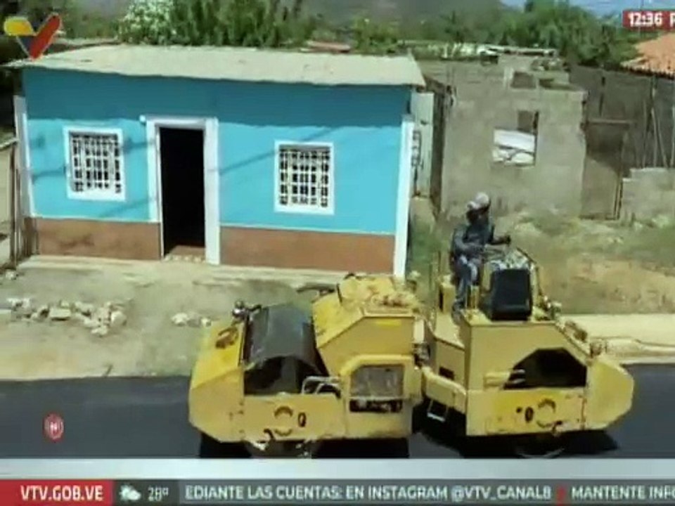 Nueva Esparta | Gobierno nacional beneficia a familias del mcpio. Marcano con plan de asfaltado