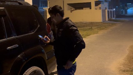 Friendship rekindles in a cold night and a warm embrace