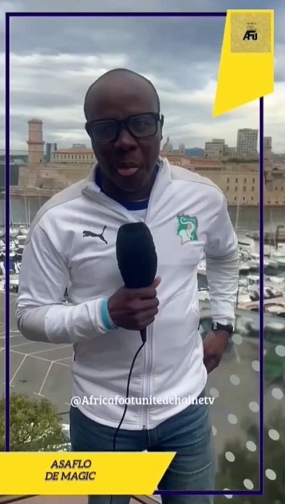 Salif Traoré dit ASALFO de Magic invité par l’Olympique de Marseille en marge du classico OM- PSG