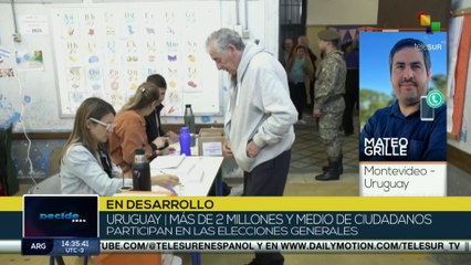 Con normalidad se desarrollan las elecciones generales en Uruguay