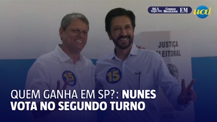 Ricardo Nunes vota no segundo turno das eleições em São Paulo