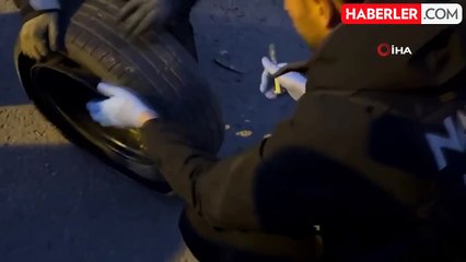 Kayseri'de Stepne İçinde 10 Kilo Uyuşturucu Ele Geçirildi