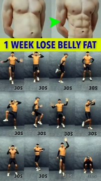 1 week loose fatbelly 6 mint exercise full hd video 80smentor