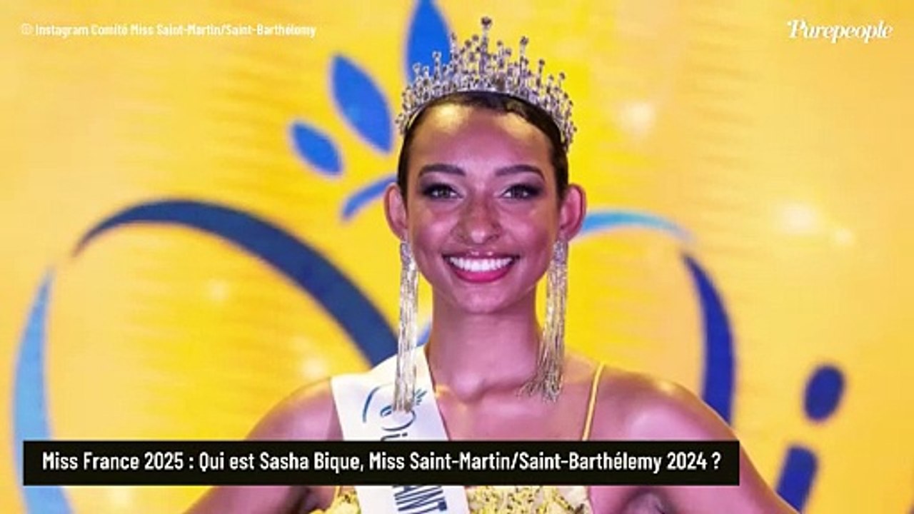 PORTRAIT Miss France 2025 : Qui est Sasha Bique (Miss Saint-Martin/Saint-Barthélemy 2024), déterminée à signer une première historique ?