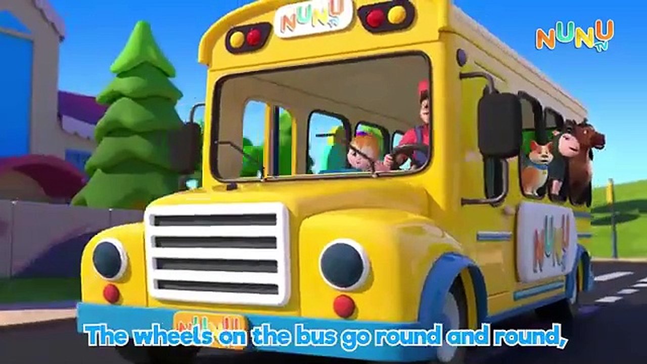 Wheels On The Bus Animal Song For Toddlers + More Nursery Rhymes & Kids Songs