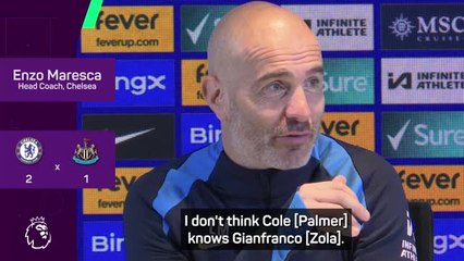 Palmer cannot be compared with Gianfranco Zola, insists Maresca