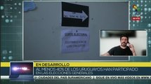 Más del 40% de los habilitados han votado en comicios generalas de Uruguay