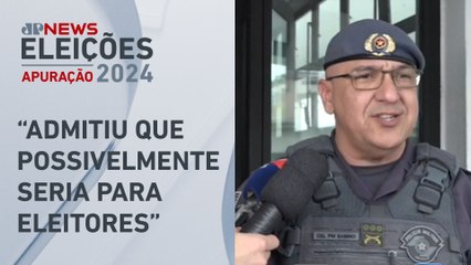 Uma pessoa é presa por suspeita de compra de votos em SP; coronel Sabino de Souza comenta caso