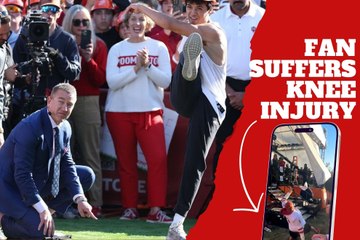 College GameDay drama: Fan suffers shocking knee injury in the midst of decisive moment