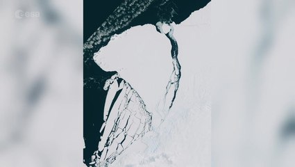 Huge Iceberg Breaks Off Antarctic Brunt Ice Shelf -  Watch This Amazing Video From Space