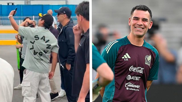 GP de México: Rafa Márquez llega al Autódromo Hermanos Rodríguez para apoyar a Checo Pérez