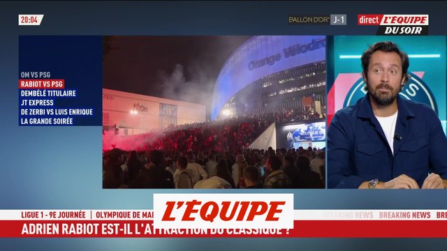 Adrien Rabiot titulaire avec l'OM pour le Classique face au PSG - Foot - Ligue 1