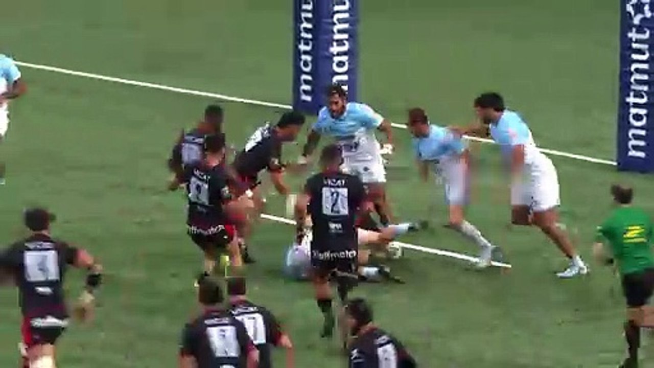TOP 14 - Essai de Jérôme REY (LOU) - LOU Rugby - Aviron Bayonnais