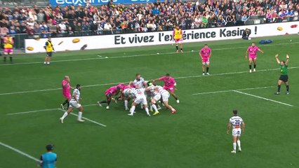 TOP 14 - Essai de Pierre COLONNA (CO) - RC Vannes - Castres Olympique