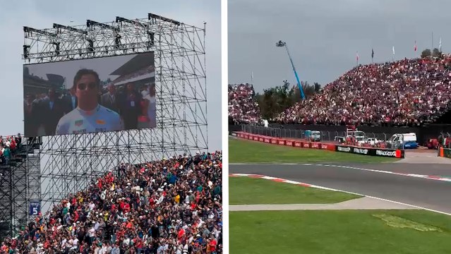 GP de Mexico: Retumba el himno nacional en el Autódromo Hermanos Rodríguez
