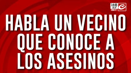 Habla un vecino que conoce a los asesinos del pibe de 16 años