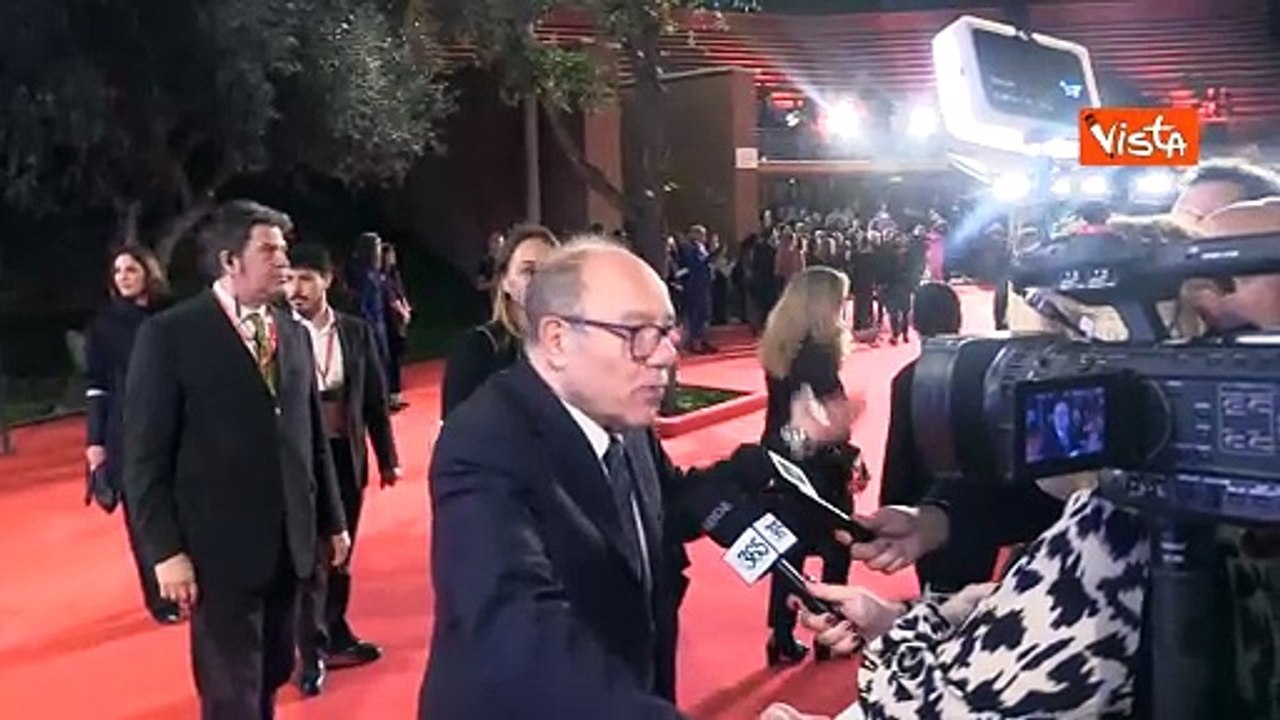 Carlo Verdone sul red carpet della Festa del Cinema di Roma