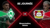 8e j. - Leverkusen perd deux points dans les derniers instants contre le Werder Brême