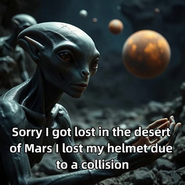 A stranger from space lost