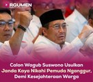 Detik-detik Cawagub Jakarta nomor urut 1, Suswono memberi saran janda kaya raya untuk menikahi pria pengangguran