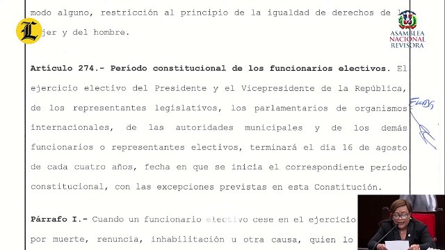 Asambleístas incluyeron un párrafo en la Constitución para resolver el tema de La Vega