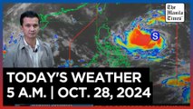 Today's Weather, 5 A.M. | Oct. 28, 2024