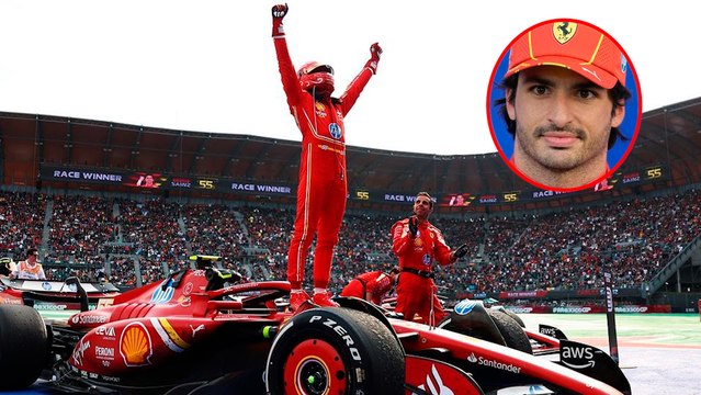 Carlos Sainz, piloto de Ferrari, se queda con el P1 del GP de Mexico