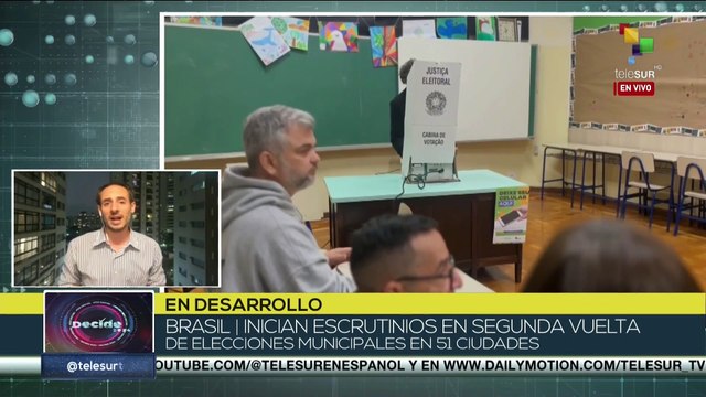 En Brasil, cierran las urnas e inicia el proceso de conteo