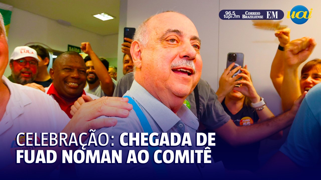 Prefeito eleito de BH, Fuad Noman chega ao comitê de campanha