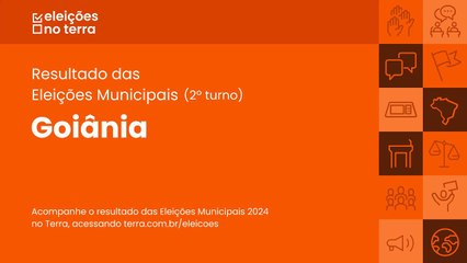 Resultado do 2° turno das Eleições 2024 em Goiânia/GO